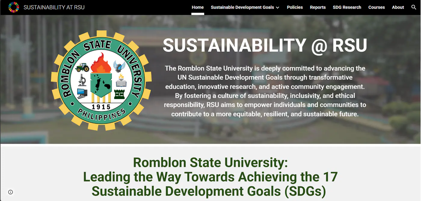 SUSTAINABILITY at RSU preview
